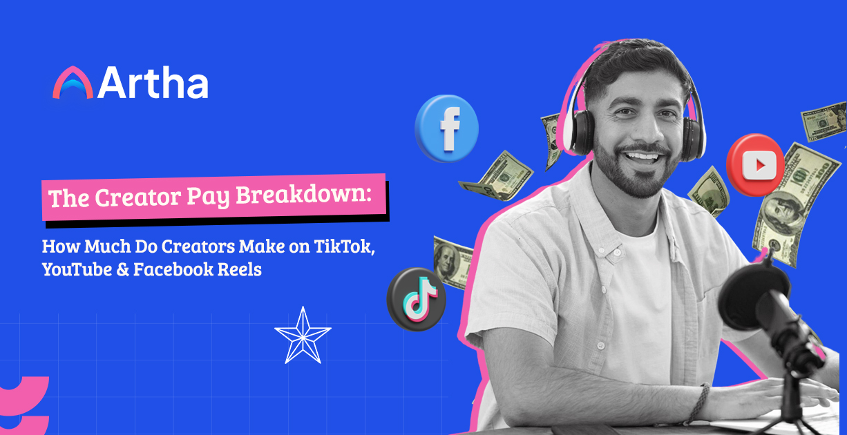 The Creator Pay Breakdown: How Much Do Creators Make on TikTok, YouTube & Facebook Reels