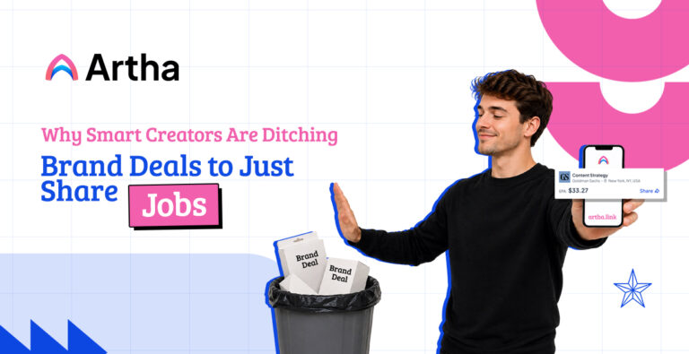 Why Smart Creators Are Ditching Brand Deals to Just Share Jobs